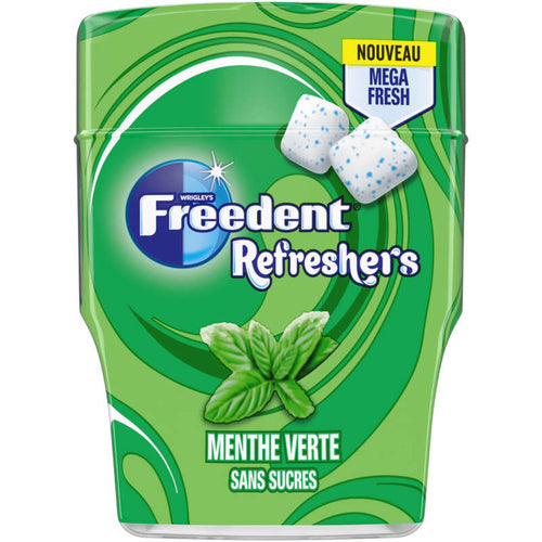 Chewing-gum sans sucres Menthe Verte FREEDENT REFRESHERS