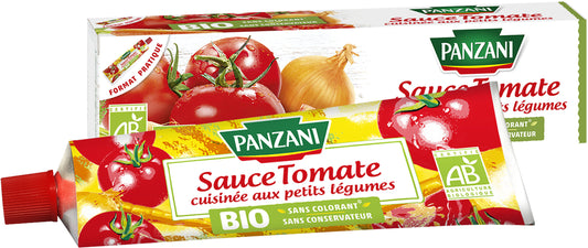 Sauce tomate cuisinée aux petits légumes bio - Panzani - 180 g