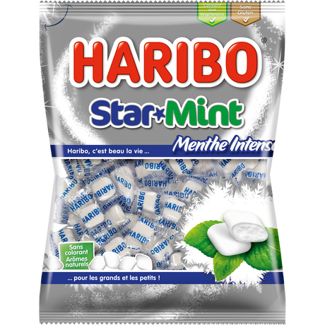 Haribo Starmint Bonbons Menthe 100g – épicerie les 3 gourmets