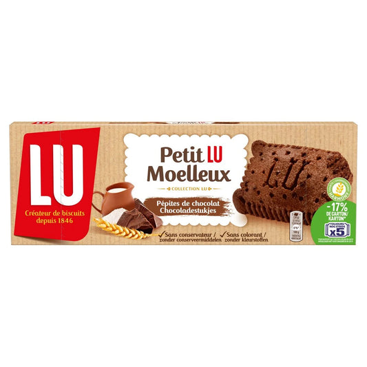 LU Petit LU Moelleux Pépites de Chocolat 140 g