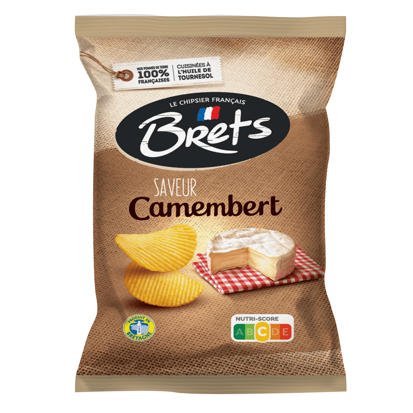Chips Brets ondulées saveur Camembert