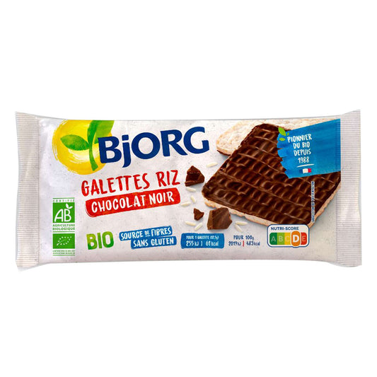 BJORG Galettes de Riz Chocolat 100 g