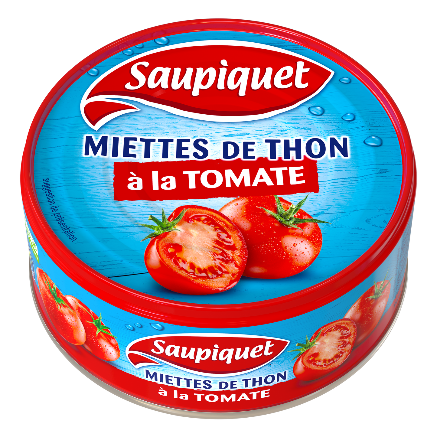 Miettes de thon à la tomate SAUPIQUET
la boite de 104 g net égoutté