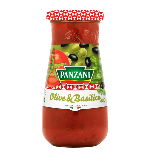 Panzani Sauce tomates cuisinées aux olives et au basilic