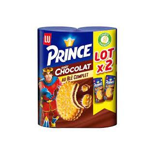 Biscuits Prince de Lu Chocolat 2X300G