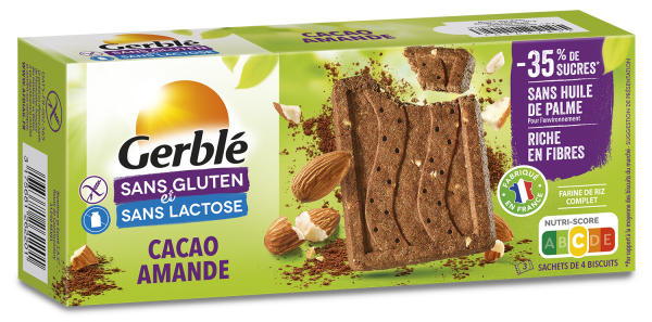 Gerblé biscuits cacao amande 150g