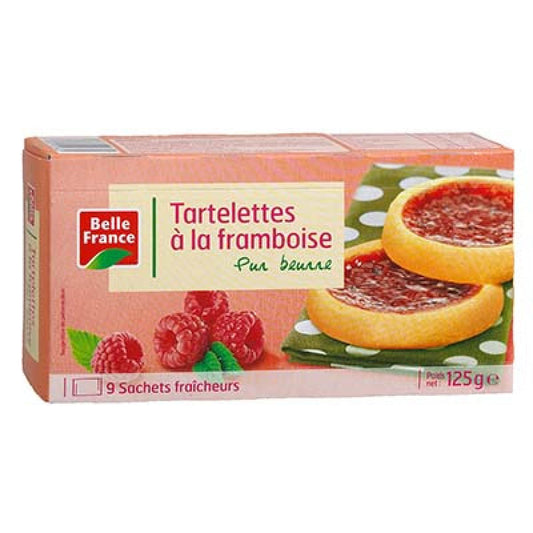 BELLE FRANCE TARTELETTE FRAMBOISE. 125G - épicerie les 3 gourmets biscuits-et-gateaux