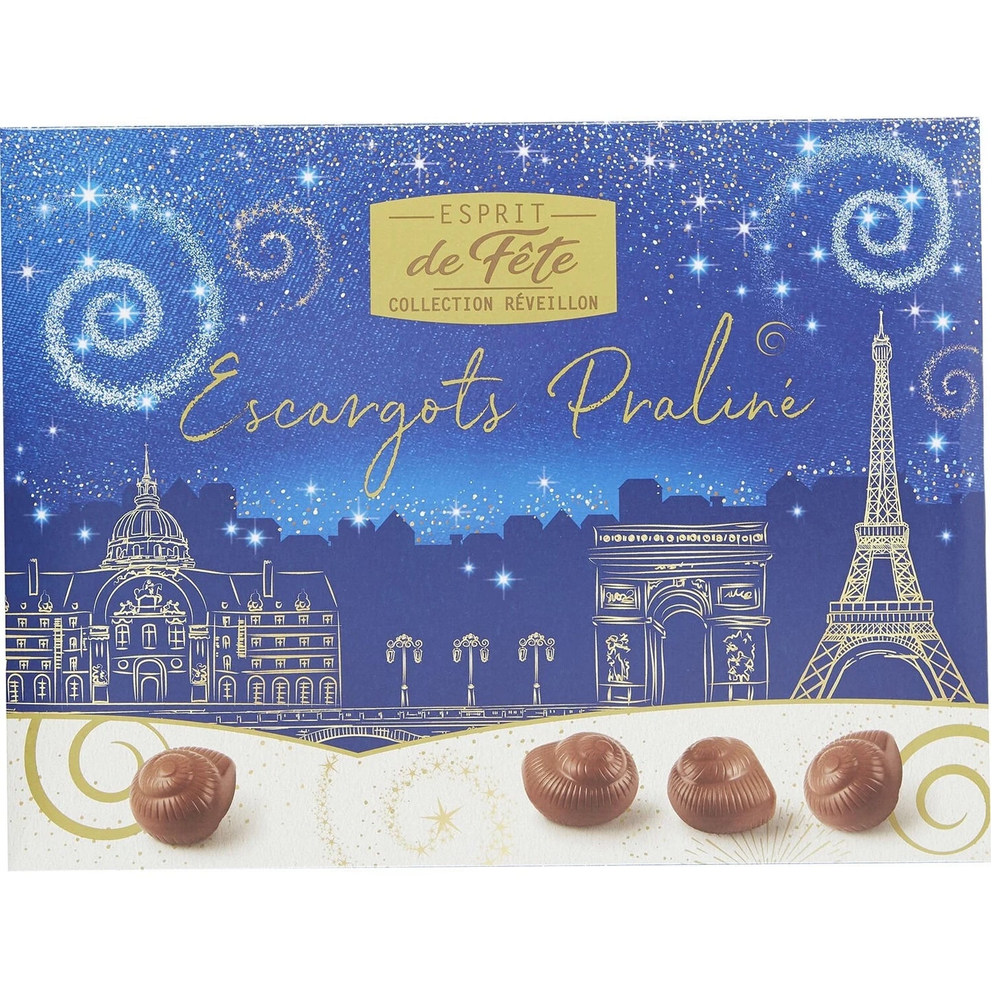 Escargots chocolats escargot praliné ESPRIT DE FETE 300G