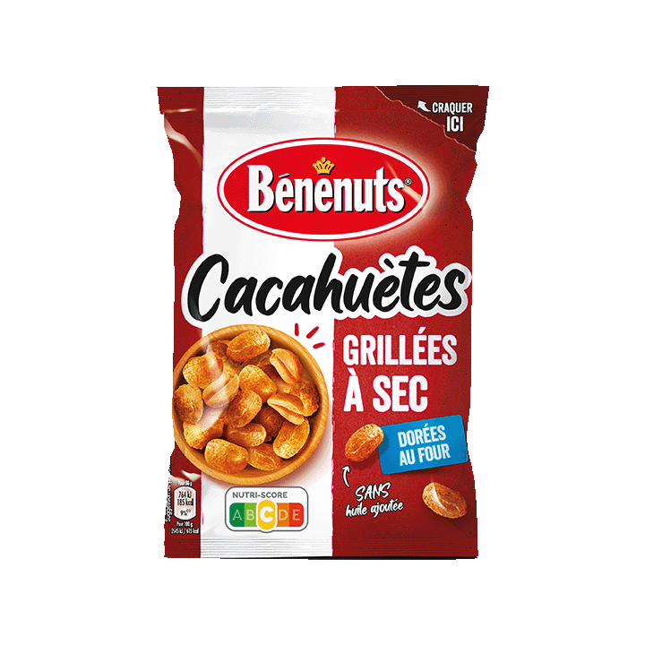 Benenuts Cacahuètes Grillées Salées 120g