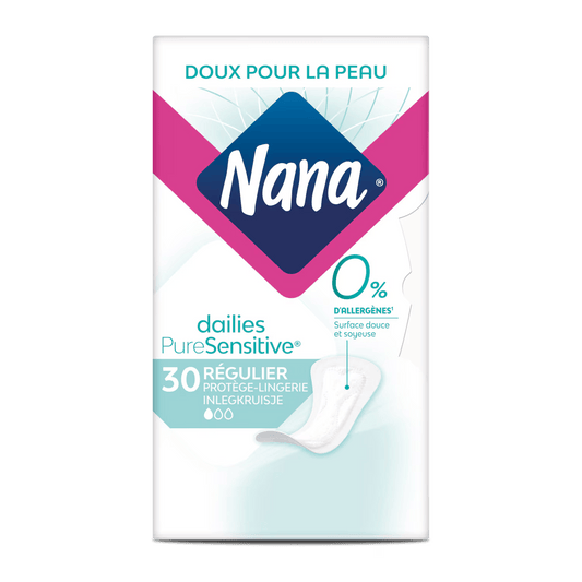 Nana PureSensitive Protège-lingerie Régulier 30 PIÈCES