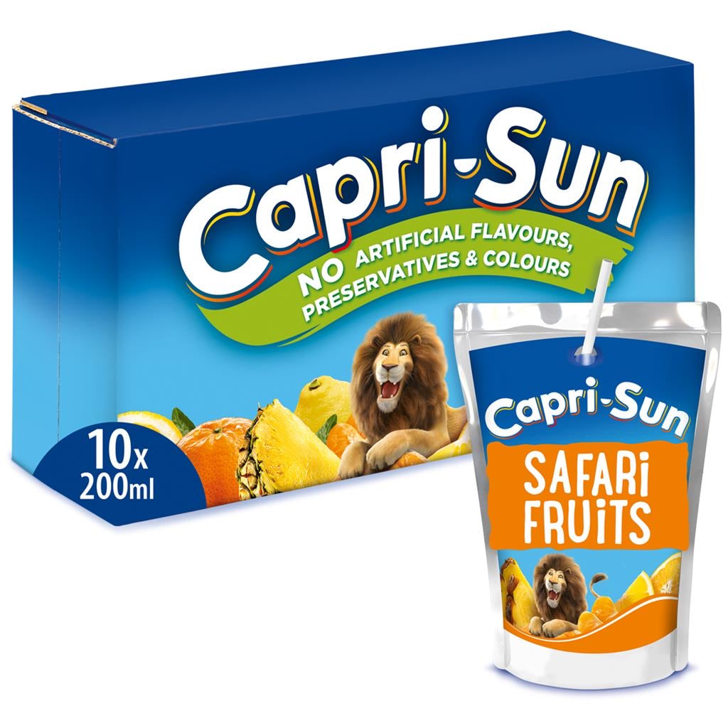 CAPRI-SUN Boisson au jus de fruit goût tropical poches 10x20cl