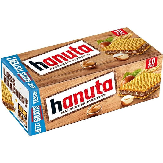 Biscuits gaufrettes chocolat noisettes HANUTA