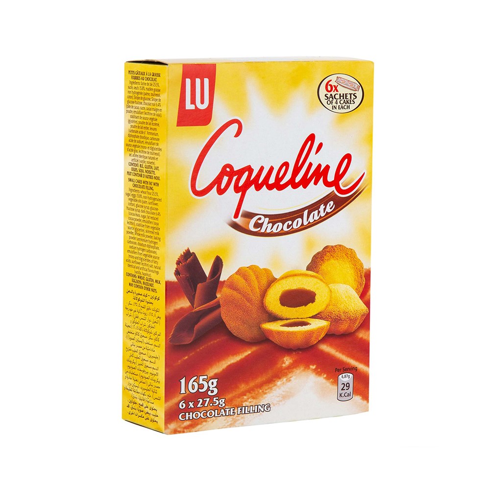 Lu Coqueline Cakes Chocolate 165g