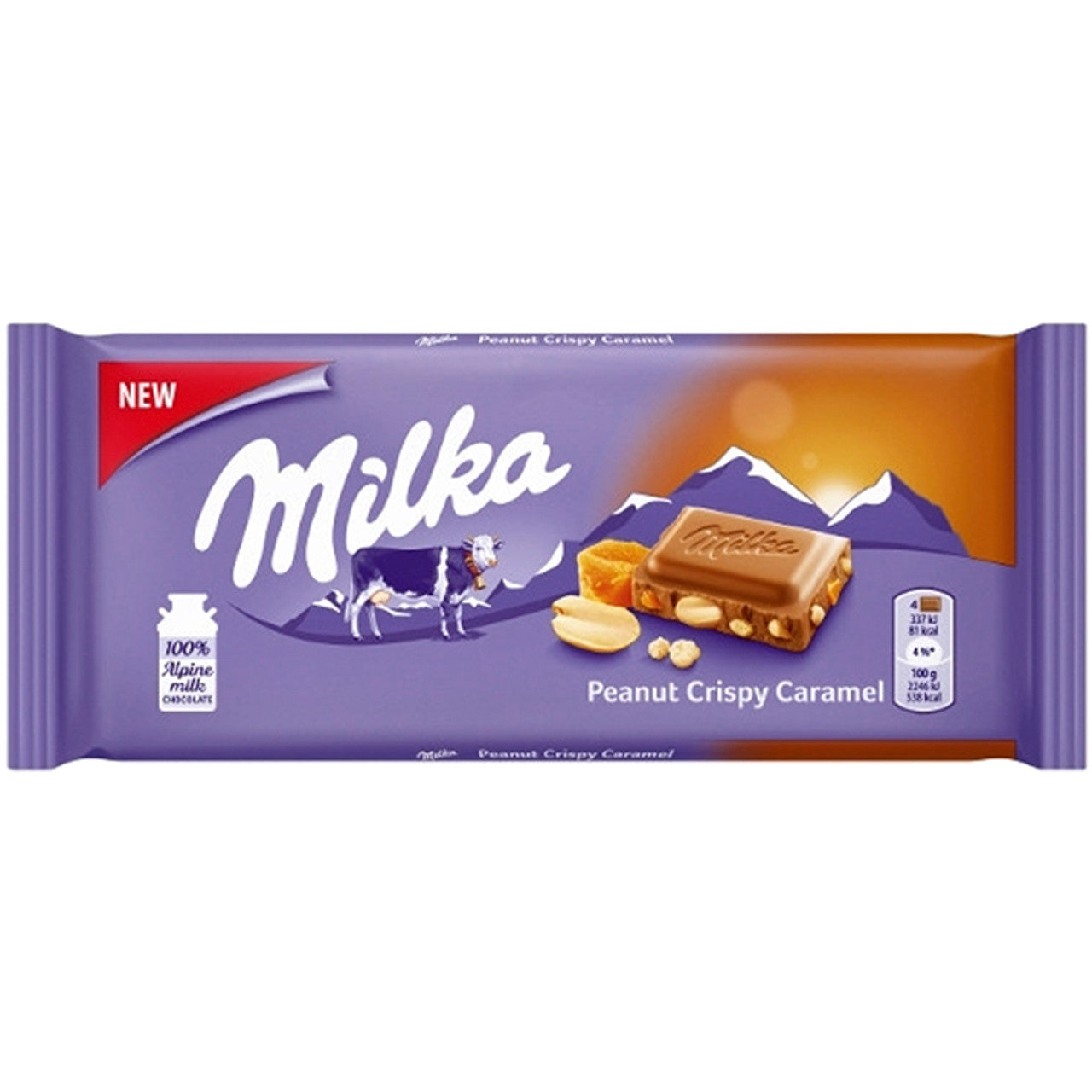 Milka Peanut & Caramel Croquant