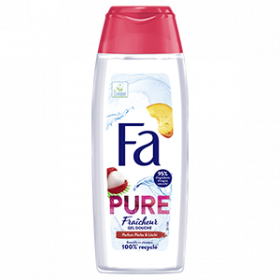 GEL DOUCHE – FA PURE FRAÎCHEUR PARFUM PÊCHE & LITCHI 250ML