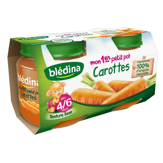 BLEDINA Mon 1er Petit Pot Carottes 2x130g