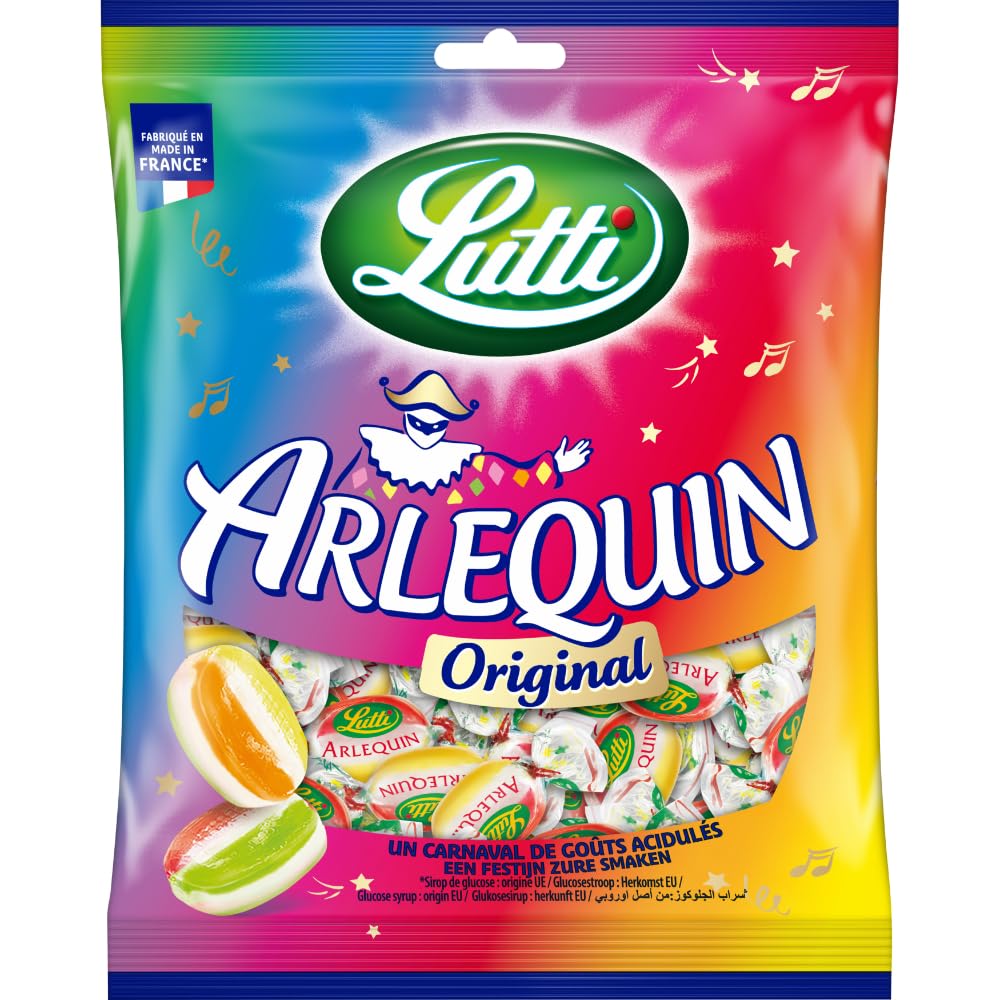 Lutti Arlequin Original Bonbons Acidulés 150g