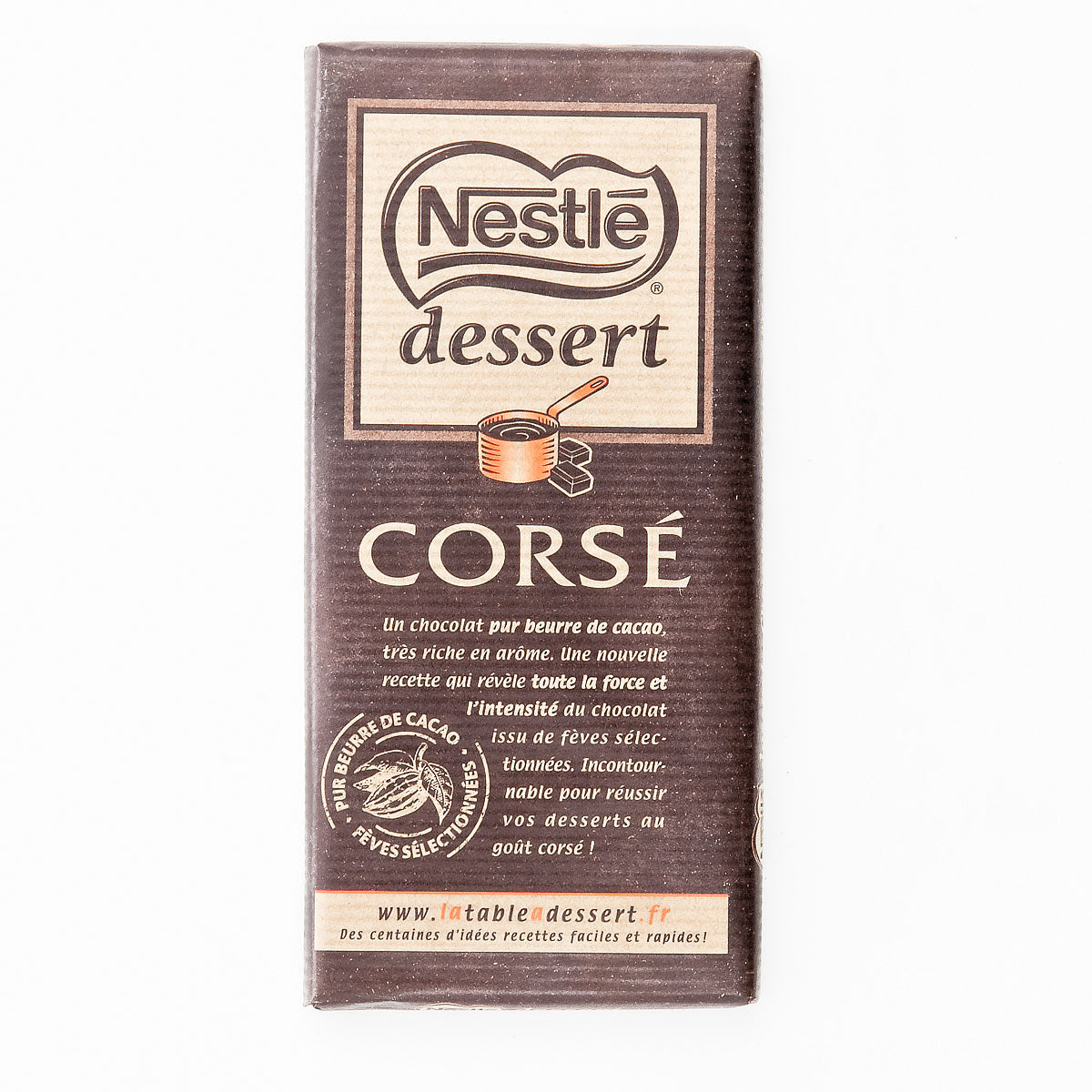 Nestlé Dessert Corsé Tablette 200g - épicerie les 3 gourmets Chocolat