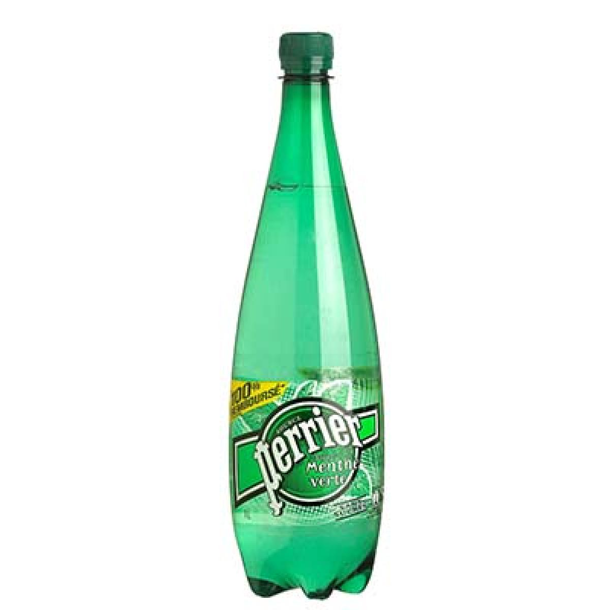 Perrier Eau Minérale Naturelle Gazeuse Menthe Verte 1L