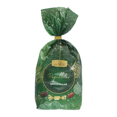 Esprit De Fête Papillotes Praliné Chocolat Noir 350g