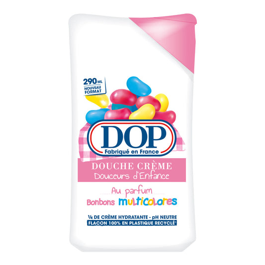 DOUCHE CRÈME DOUCEURS D'ENFANCE AU PARFUM BONBONS MULTICOLORES