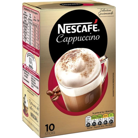 Nescafé Cappuccino x10 Sachets 140g