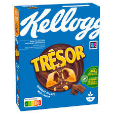 Céréales Trésor chocolat au lait KELLOGG'S 375 g