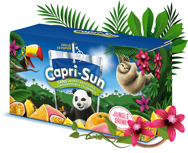 Boisson aux fruits Jungle Drink CAPRI-SUN 200ml x 10 unité
