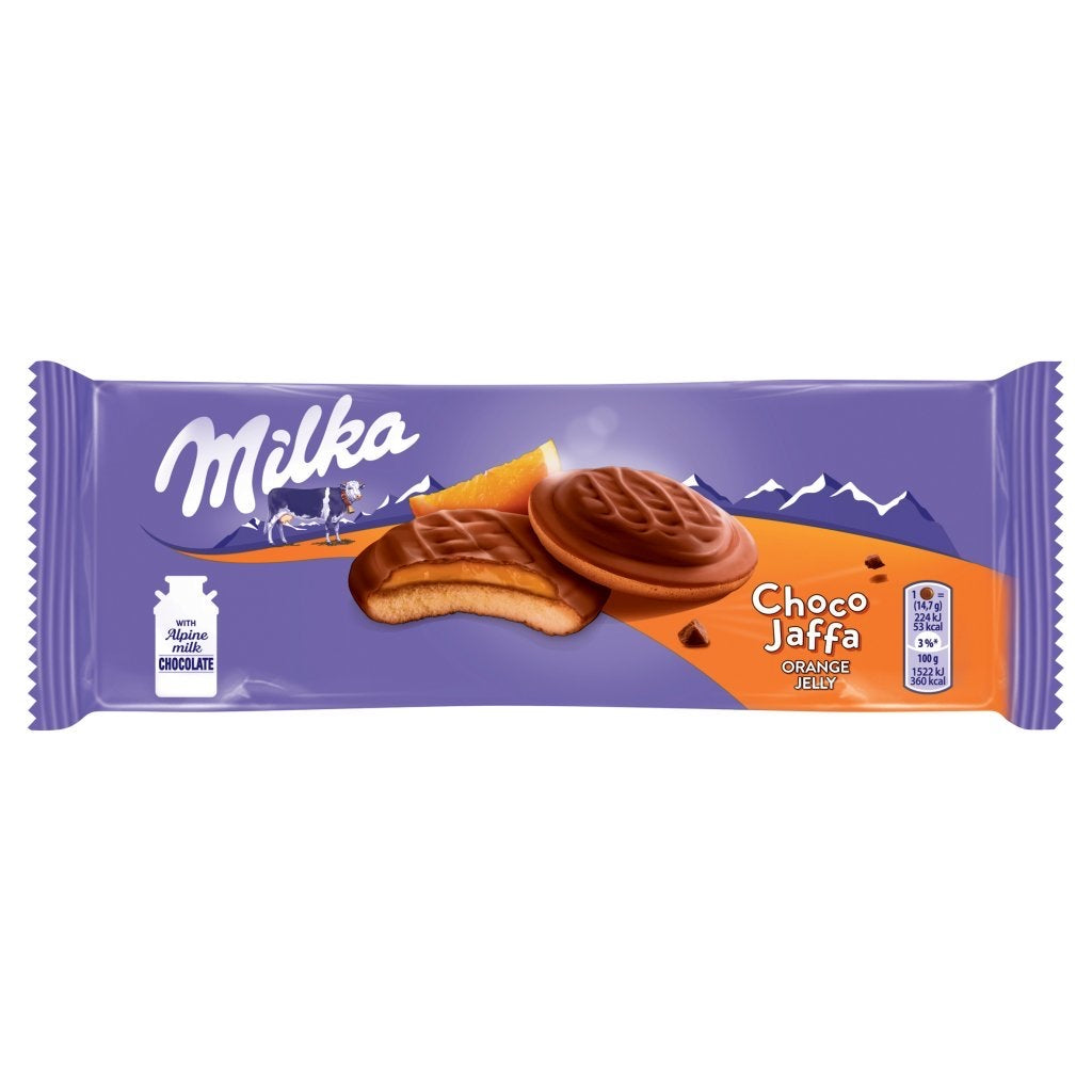 Biscuits nappés au chocolat au lait Choco Jaffa MILKA 120g