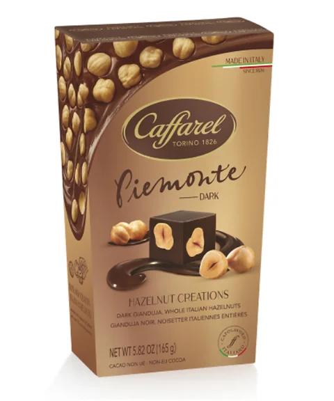 Caffarel Creazioni Chocolats aux noisettes du Piémont 100% italien chocolat noir, 165 g - épicerie les 3 gourmets Chocolat