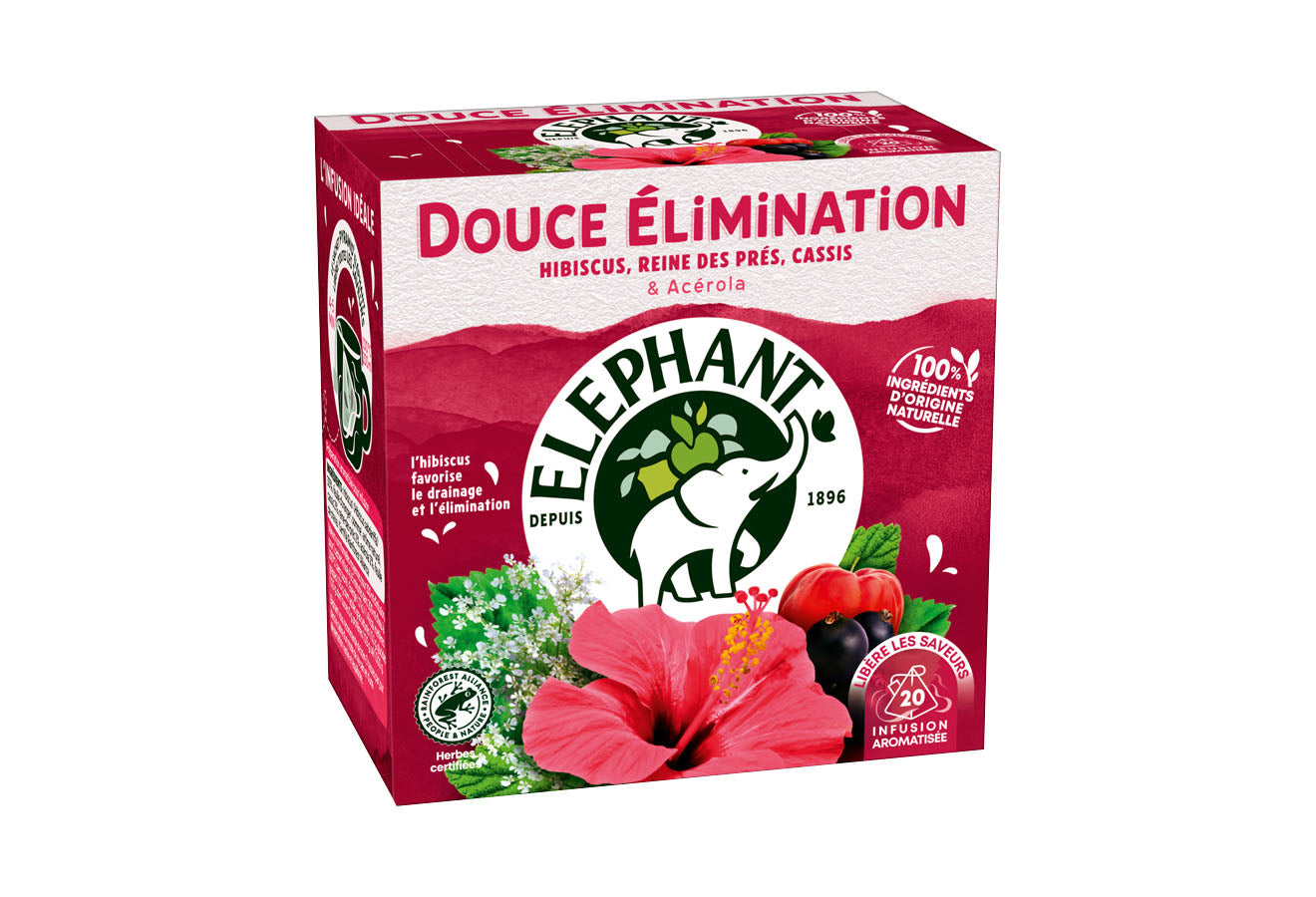 Infusion Douce Elimination (Elephant, 20 sachets pyramid - 30g)