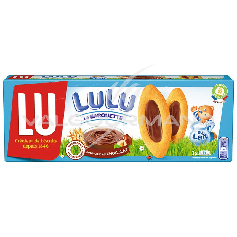 LU Barquettes Lulu choco noisettes 120g