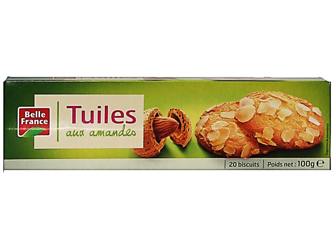 Belle France Tuiles d'Amandes 100g