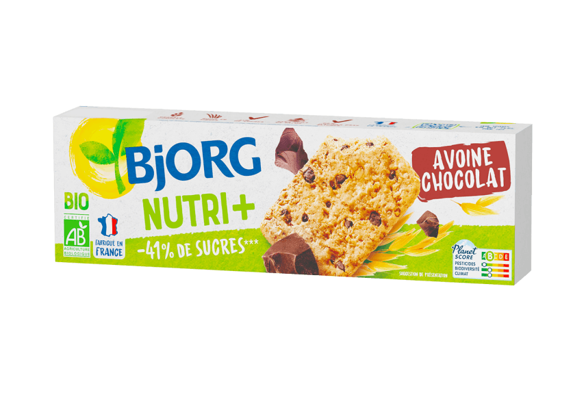 BJORG Biscuit Avoine Chocolat 130 g