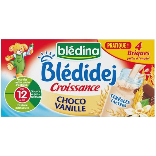 BLEDINA Bledidej Chocolat Vanille 4 x 25 cl