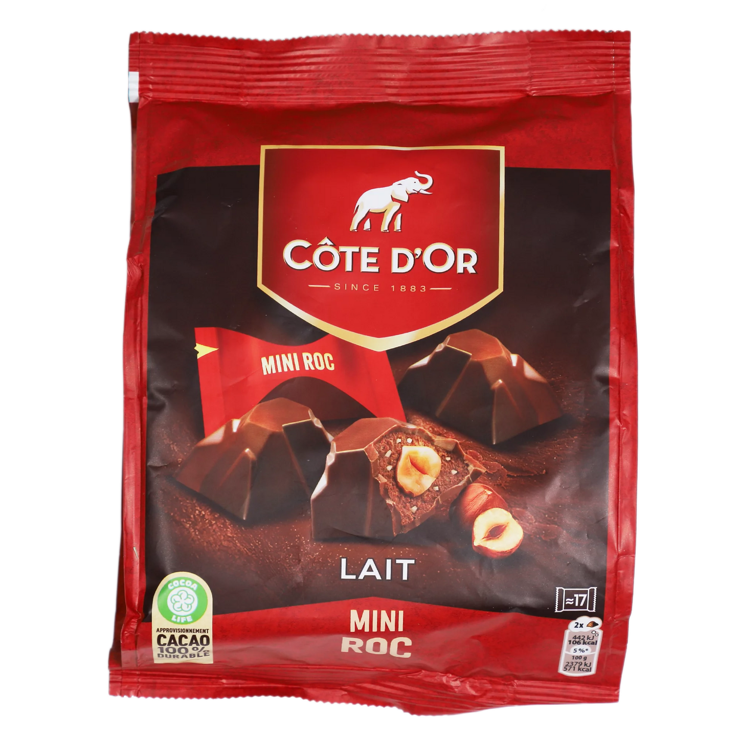 COTE D'OR MINI ROC AU LAIT 200G