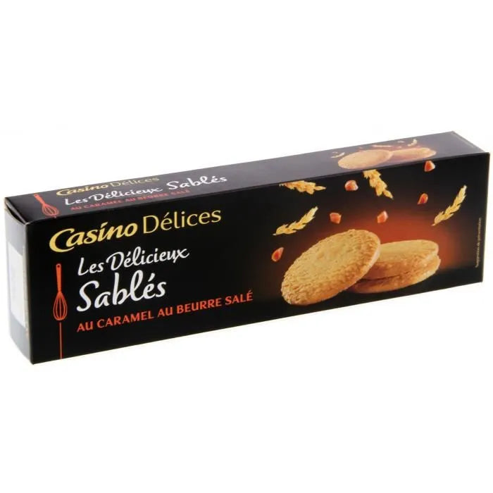 les Delices de belle france Sable Caramel Sale 125g