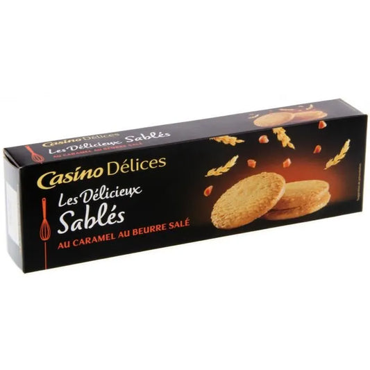 les Delices de belle france Sable Caramel Sale 125g