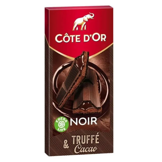 COTE D'OR - Fourré Épais Noir Truffe Coeur Coulant Chocolat 190G