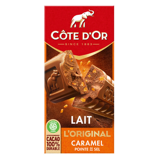 COTE D'OR l'original Chocolat au lait caramel 190g