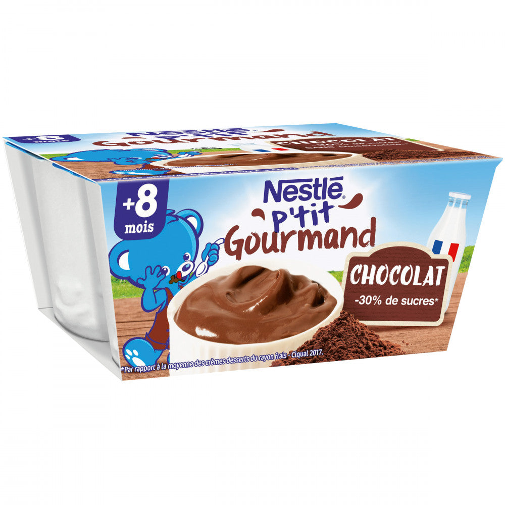 NESTLE P’tit Gourmand Chocolat 4 x 100 g