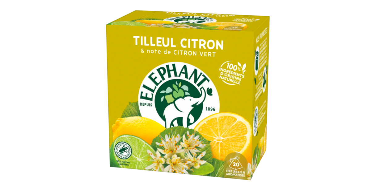 ELEPHANT Infusion Tilleul Citron