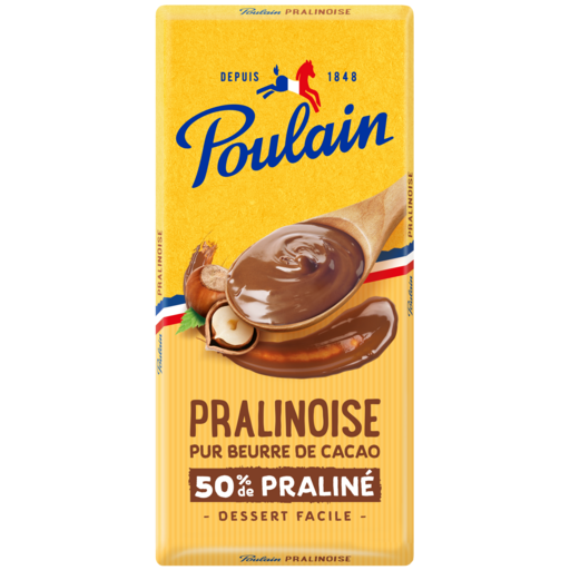 Poulain Dessert Praliné Tablette 180g