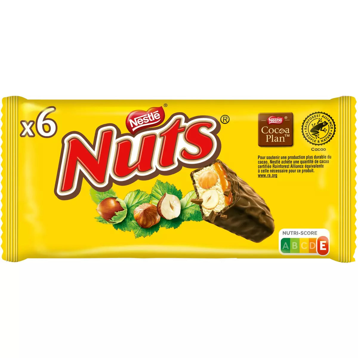 Nestlé Sexto Nuts Noisette 6x42g