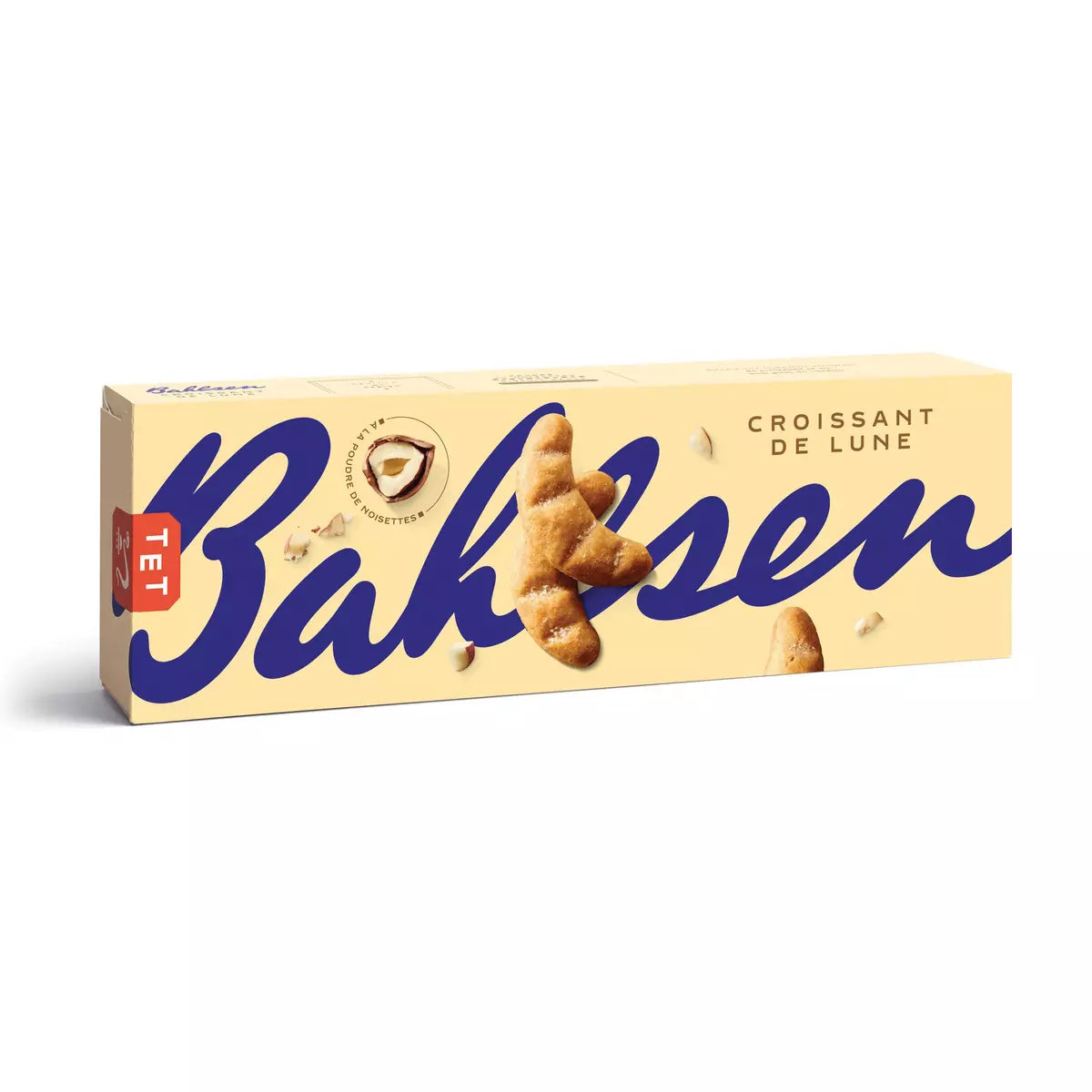 BAHLSEN Biscuits sablés fondants croissants de lune aux noisettes 125g