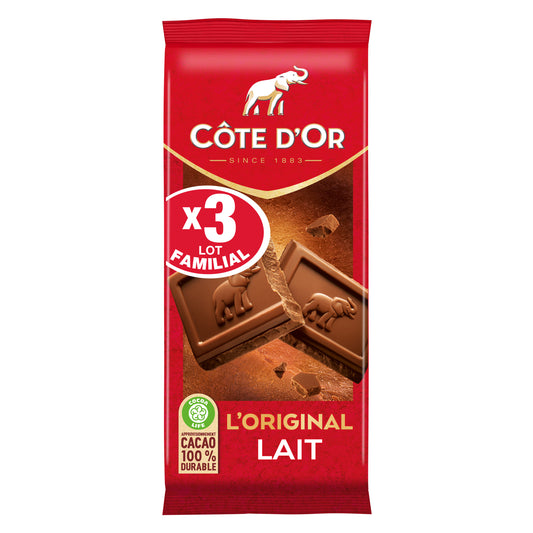 Côte d'Or l'original lait 3x100 gr