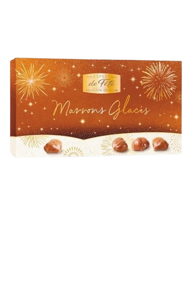 Esprit de fête marrons glacés collection réveillon 300G - épicerie les 3 gourmets Chocolat