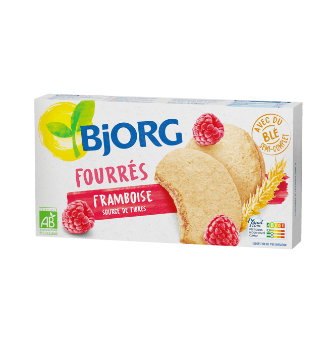 BJORG Fourré Framboise 175 g