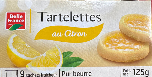 BELLE FRANCE Tartelette au citron - épicerie les 3 gourmets biscuits-et-gateaux