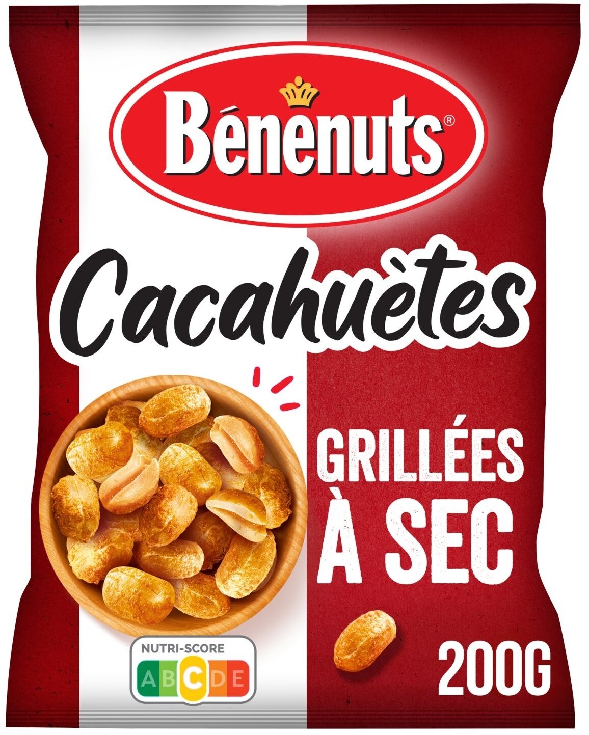 Benenuts Cacahuètes Grillées Salées 200g